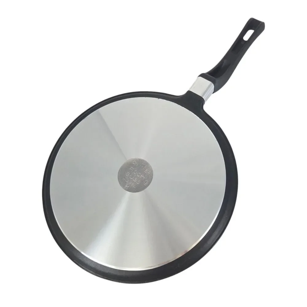 Roch Guss Grand Chef Crepe Griddle Flat Pan 9.5in Healthy Cookware ITALY NEW